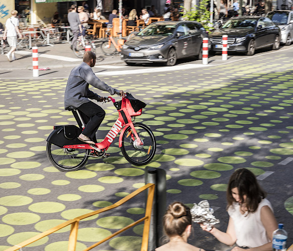 Begegnungszone Bergmannstrasse Berlin 2019