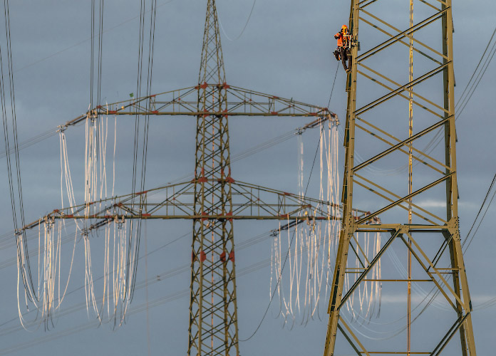 50Hertz Ersatzneubau 380 Kilovolt Freileitung Bertikow. Land Brandenburg 2022