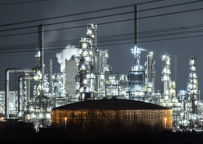 TOTAL Raffinerie Mitteldeutschland, Betreiber TotalEnergies SE. Leuna, Sachsen-Anhalt Deutschland, 2022