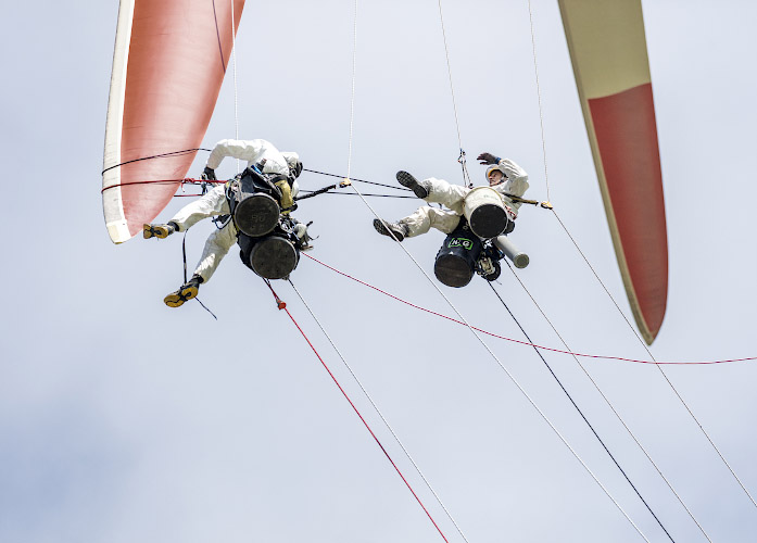 Industriekletterer im Windpark Hohenselchow 2021