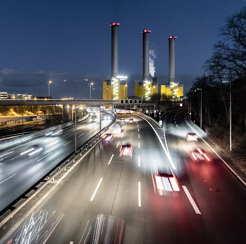 Vattenfall ölbefeuertes Heizkraftwerk Berlin Wilmersdorf 2021