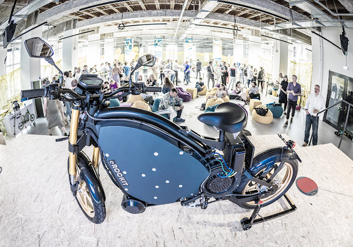 Roadshow Elektromotorrad eRockit Berlin 2019