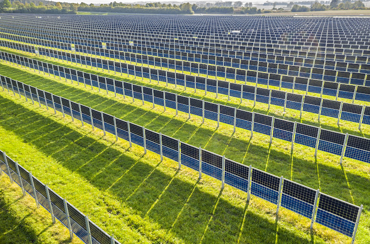 Bifaciales Solarkraftwerk Donaueschingen 2020