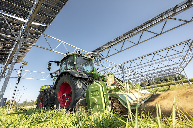 Agrophotovoltaik Testanlageanlage Heggelbachhof 2020
