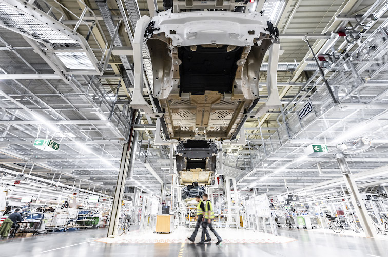 Volkswagen Autofabrik Werk Mosel, Produktion VW ID.3, VW ID.4 und Cupra Born. Zwickau 2022