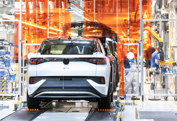 Volkswagen Autofabrik Werk Mosel, Produktion VW GTX ID.4 und ID.5. Zwickau 2022