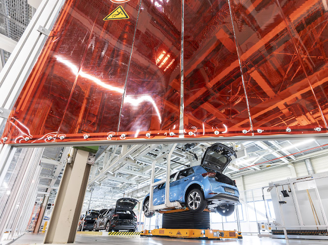 Volkswagen Autofabrik Werk Mosel. Montage VW ID.3 Facelifting. Zwickau 2023