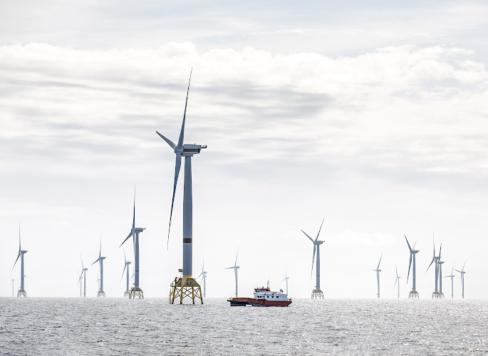 Ostsee Offshore Windpark Wikinger, Betreiber Iberdrola Renovables 2021