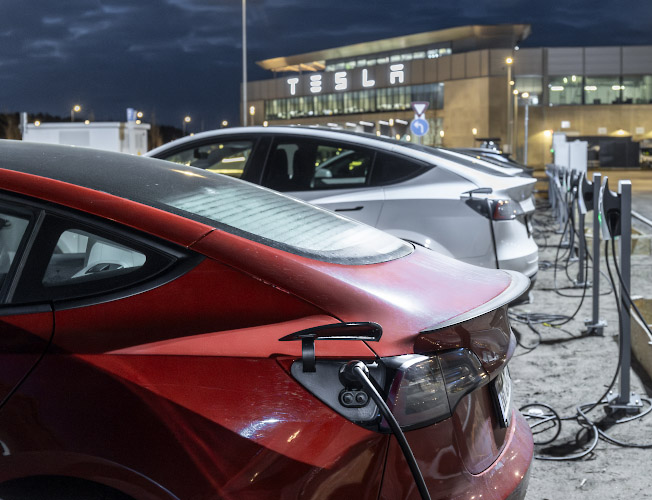 New Look Elon Musk´ Tesla Gigafactory Grünheide. Berlin Germany 2024