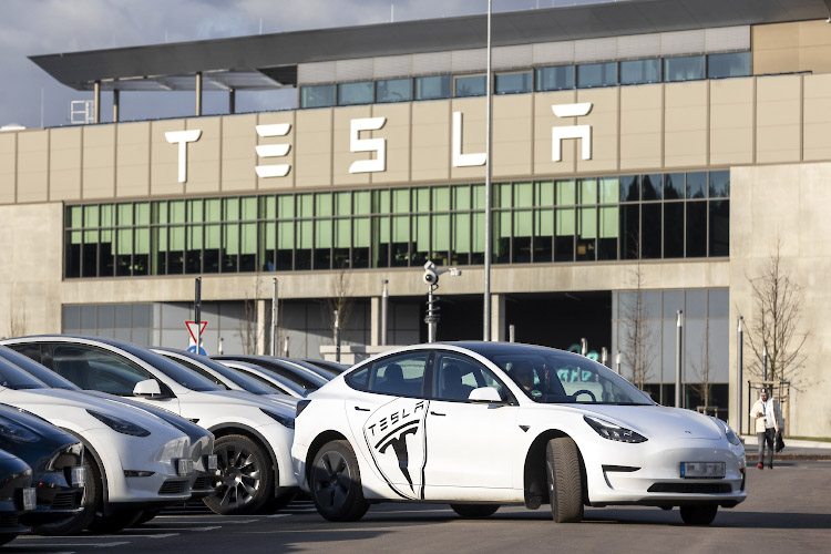 New Look Elon Musk´ Tesla Gigafactory Grünheide. Berlin Germany 2024