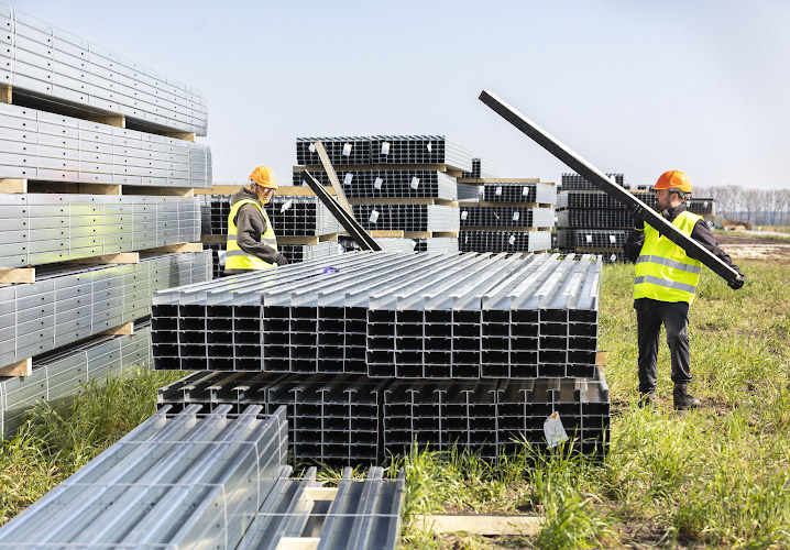 Errichtung EnBW Solarpark Alttrebbin 2021-2022