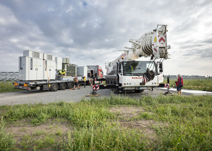Errichtung EnBW Solarpark Alttrebbin 2021-2022
