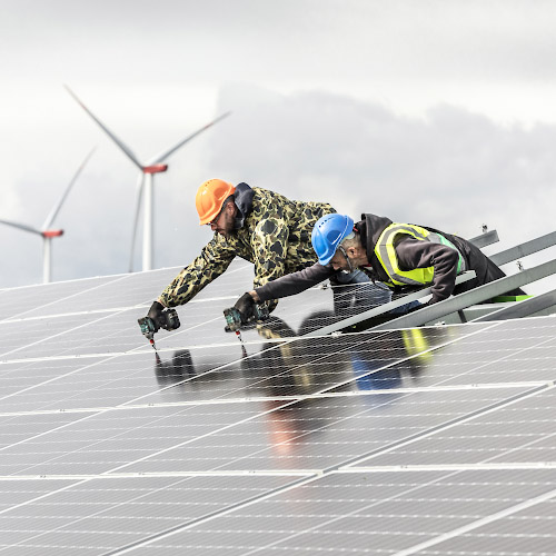 Errichtung EnBW Solarpark Alttrebbin 2021-2022