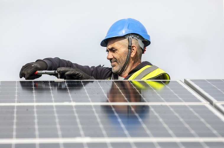 Errichtung EnBW Solarpark Alttrebbin 2021-2022