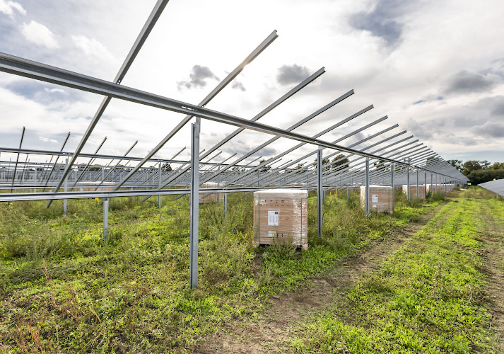 Errichtung EnBW Solarpark Gottesgabe 2021-2022