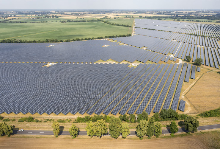 Inbetriebnahme EnBW Solarpark Gottesgabe 2021-2022