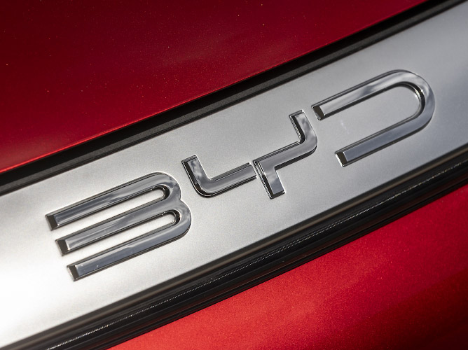 BYD Auto Company Limited. Latest Store including fancy Showroom in Berlin Spandau. Germany 2024