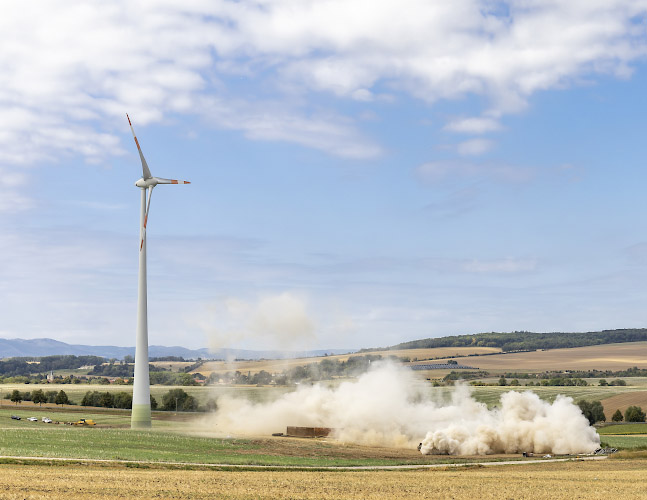 Repowering im Buergerwindpark Druiberg. Austausch 13 aeltere Windkraftanlagen durch 13 neue. Dardesheim 2025