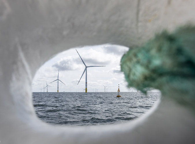 Parkwind Offshore Windpark Arcadis Ost One. JNBP JERA NEX BP. Deutsche Ostsee Baltic Sea 2025