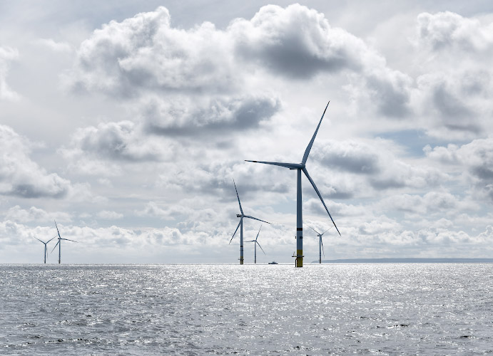 Parkwind Offshore Windpark Arcadis Ost One. Crew Transport Vessel Piloter by Northern Offshore Services. CTV JNBP JERA NEX BP. Deutsche Ostsee Baltic Sea 2025