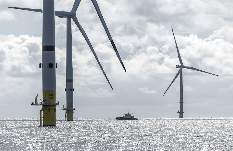 Parkwind Offshore Windpark Arcadis Ost One. JNBP JERA NEX BP. Deutsche Ostsee Baltic Sea 2025