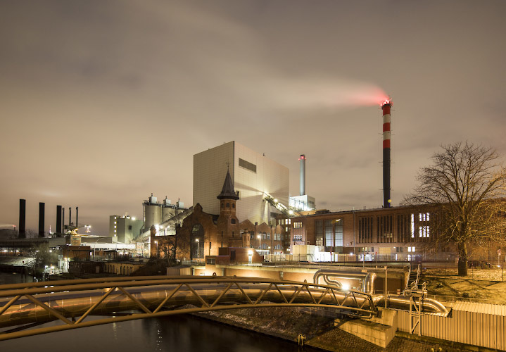 BEW Heizkraftwerk Moabit. Berlin Deutschland. 2019
