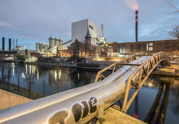BEW Heizkraftwerk Moabit. Berlin Deutschland. 2019
