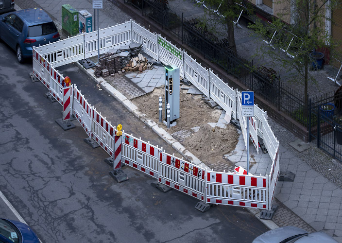 Baustelle EZE Ladesaeule. Berlin Deutschland 2026