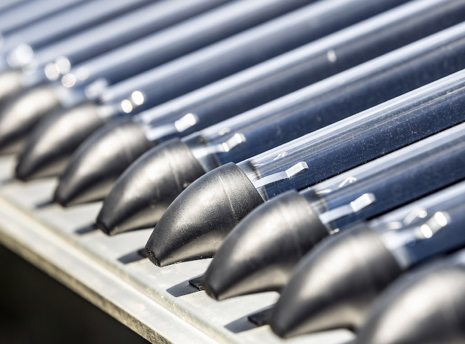 Stadtwerke Leipzig. Solarthermie Kraftwerk Kollektortisch. Leipzig West. Stadtwerke Leipzig. Sommer 2026